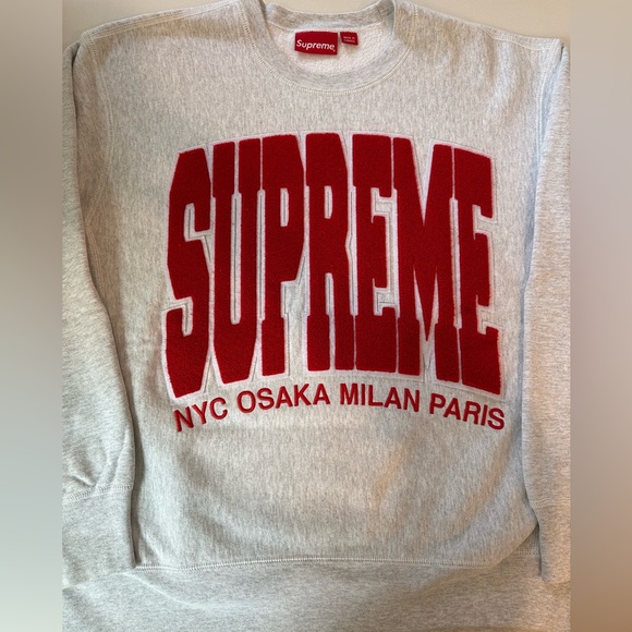 Supreme Cities Arc Crewneck FW21 - Size Medium 
